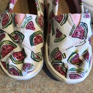Toms watermelon shoes